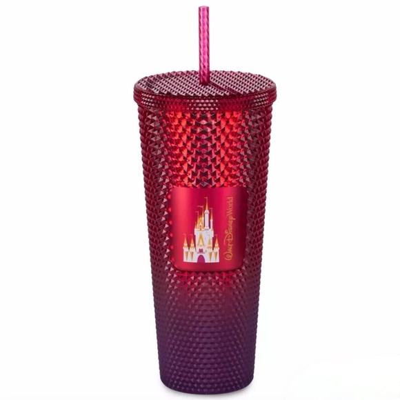 Walt Disney World Starbucks Cinderella Castle Ombré Geometric Tumbler - NEW - Picture 1 of 2